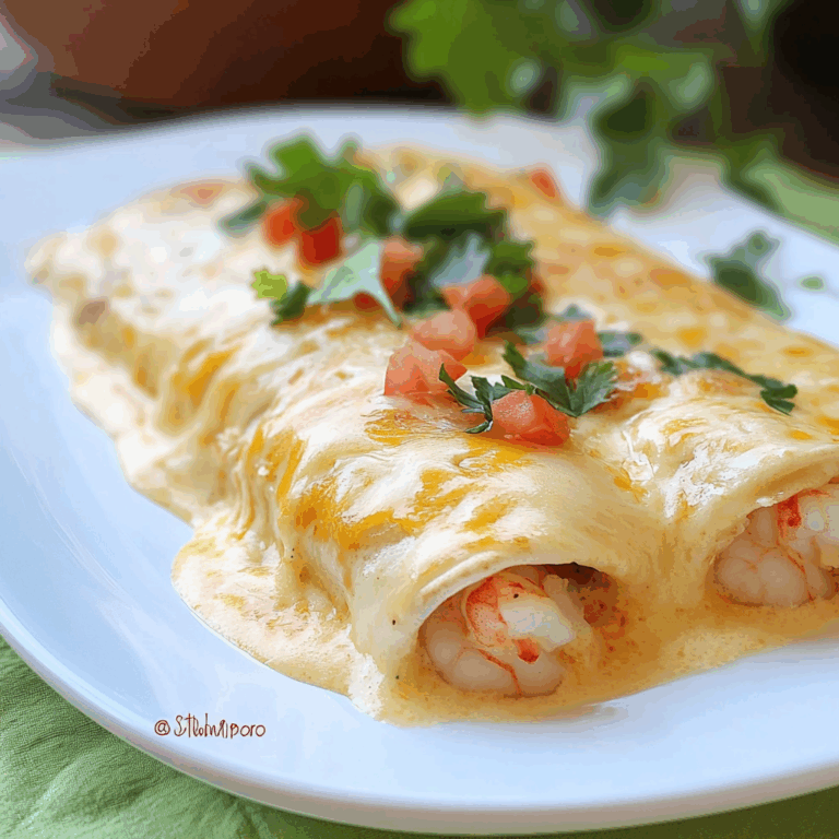 Creamy Shrimp Enchiladas
