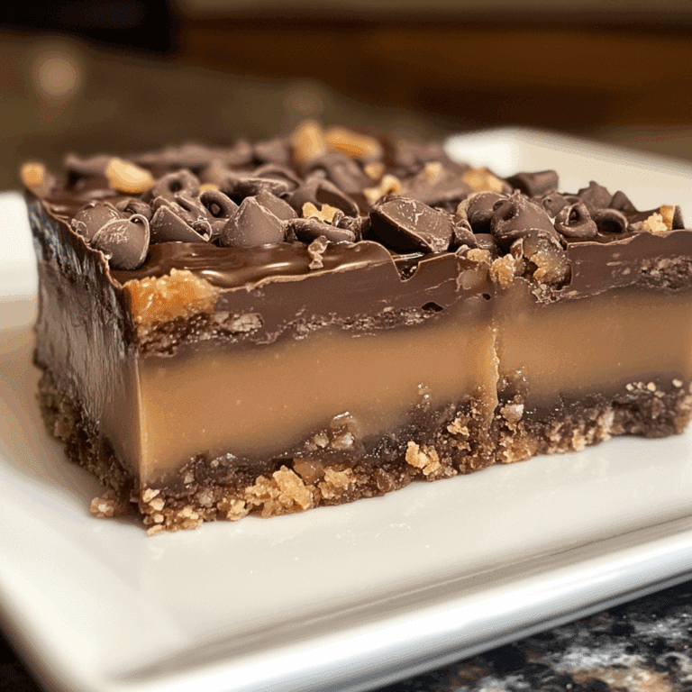 Irresistible Caramel Chocolate Crunch Bars