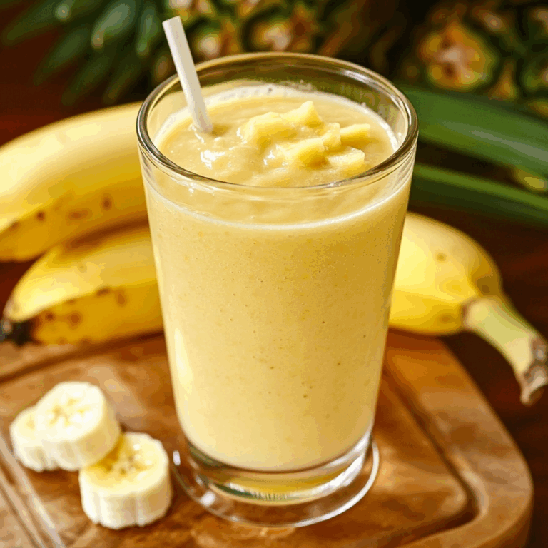 Pineapple and Banana Smoothie