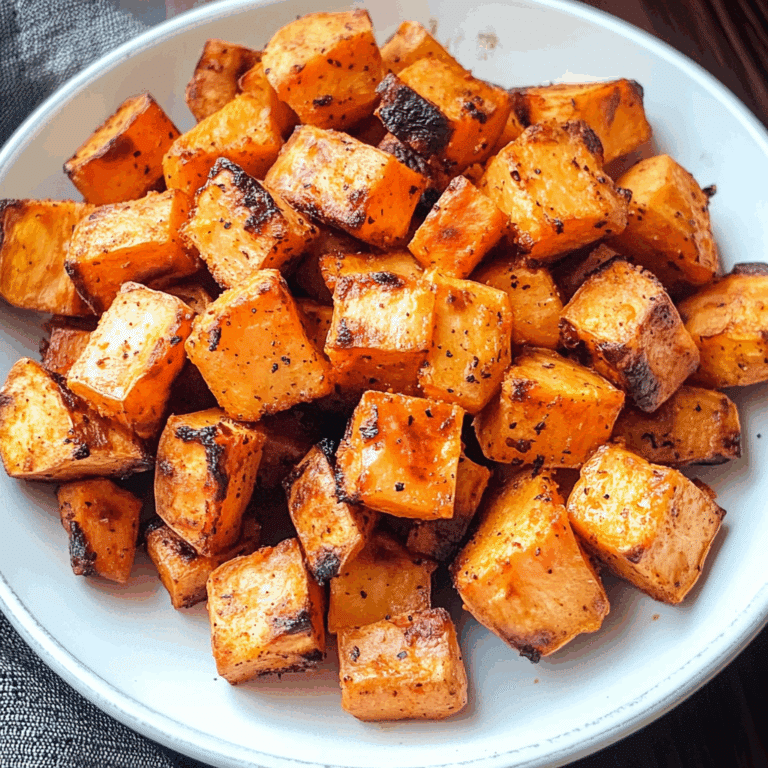 Air Fryer Sweet Potato Cubes