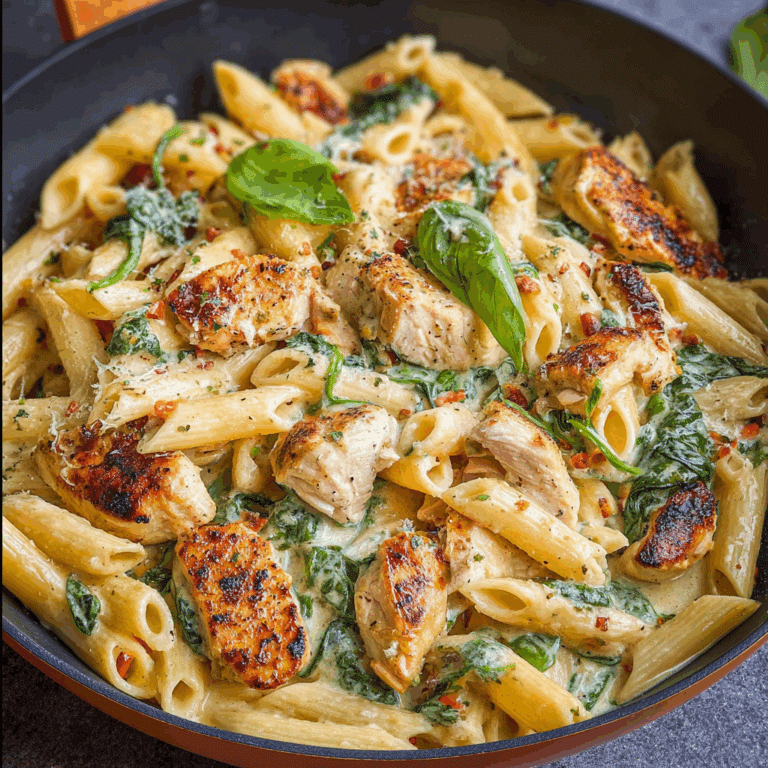Chicken and Spinach Pasta