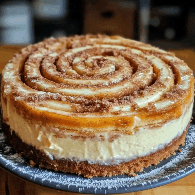 Cinnamon Roll Cheesecake