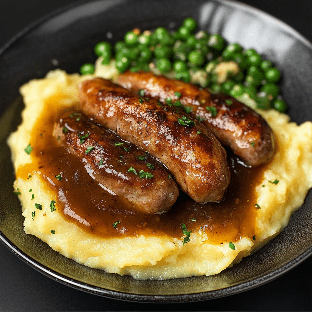 Classic Bangers and Mash