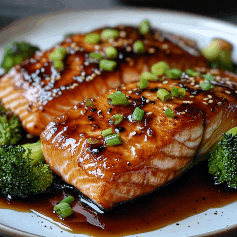 Easy Baked Teriyaki Salmon