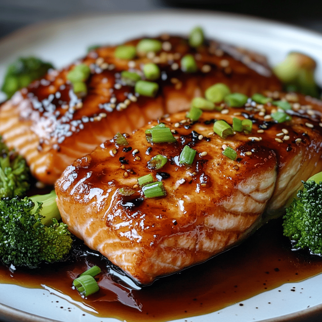 Easy Baked Teriyaki Salmon