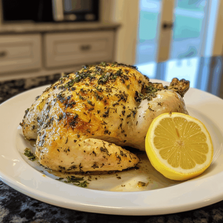 Easy Oven Roasted Chicken
