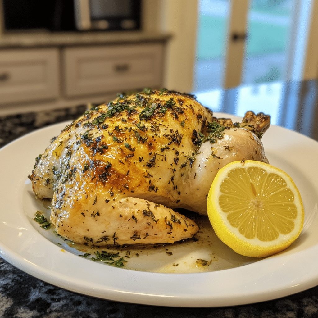 Easy Oven Roasted Chicken