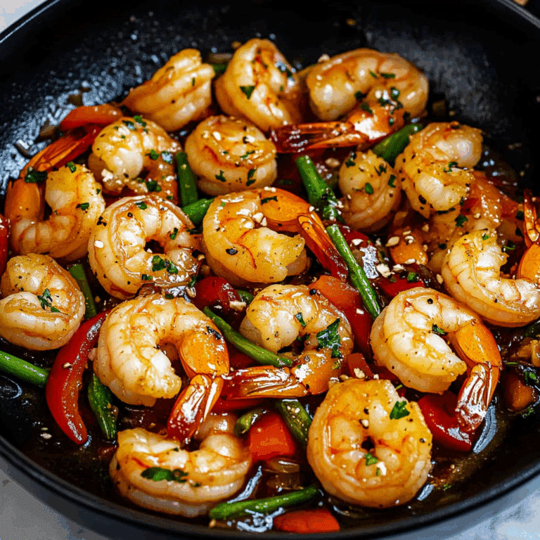 Garlic Shrimp Stir Fry