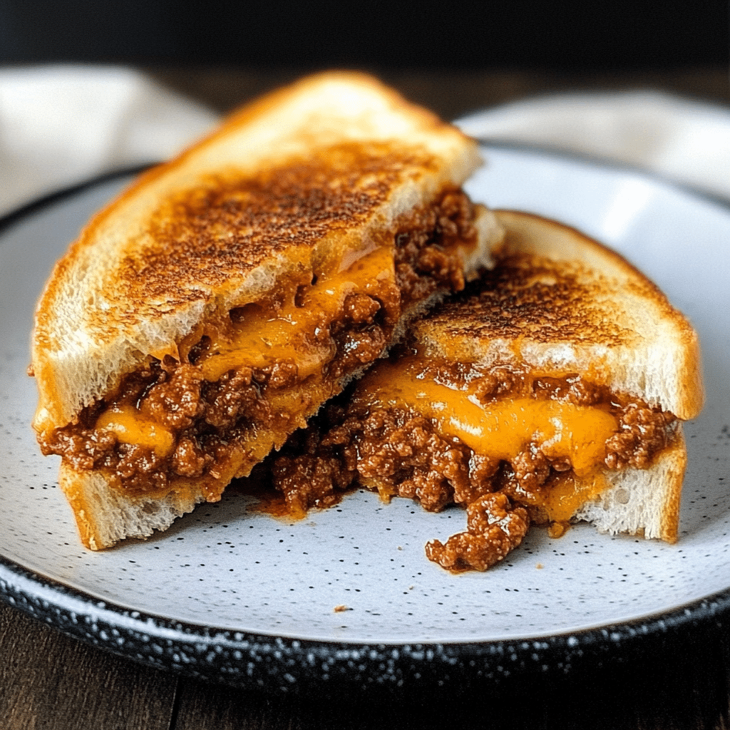 Grilled Cheese Sloppy Joes