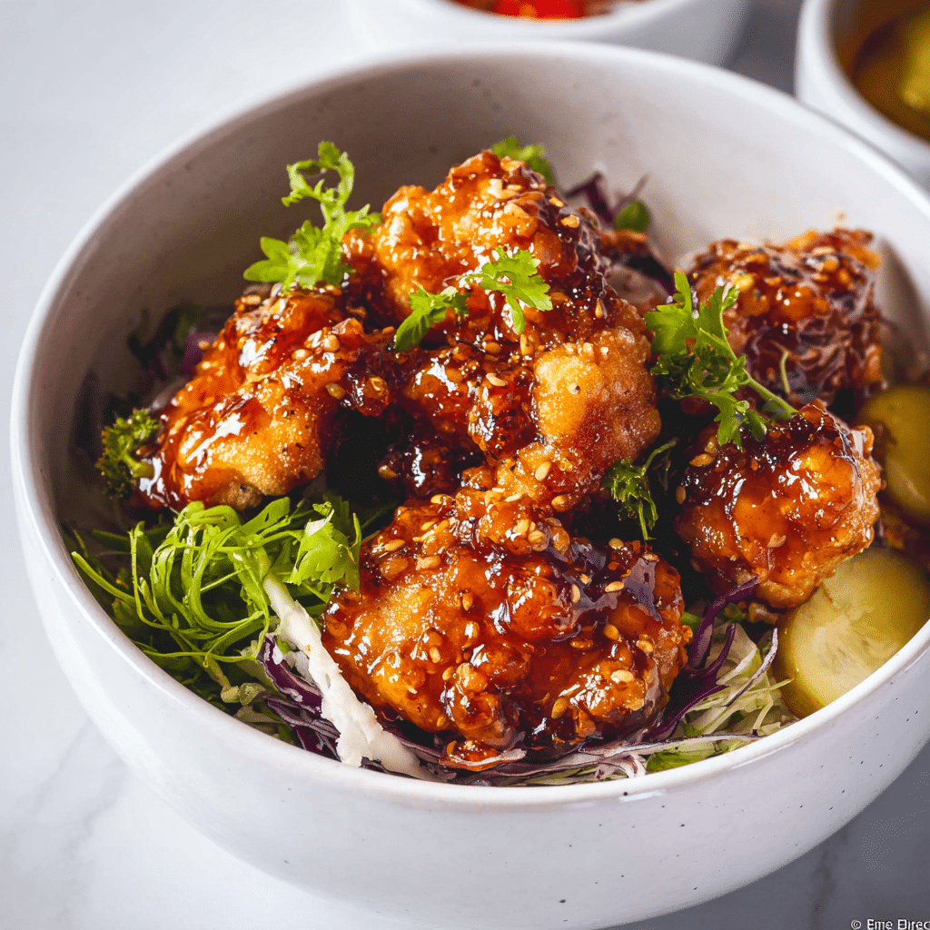 Hot Honey Chicken Bowls
