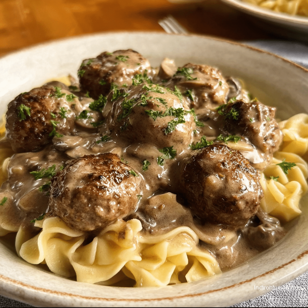 Meatball Stroganoff