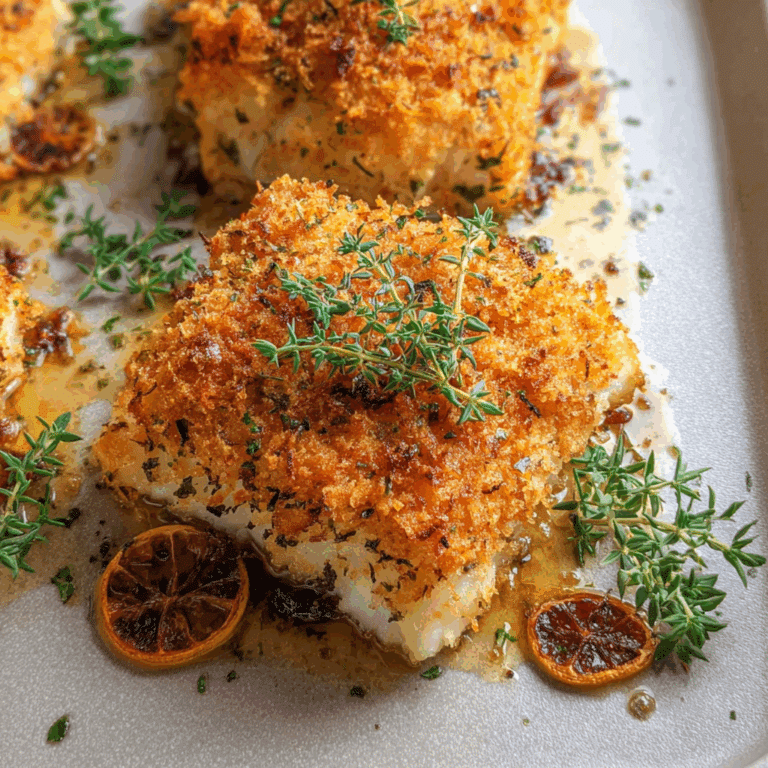 Parmesan Crusted Cod