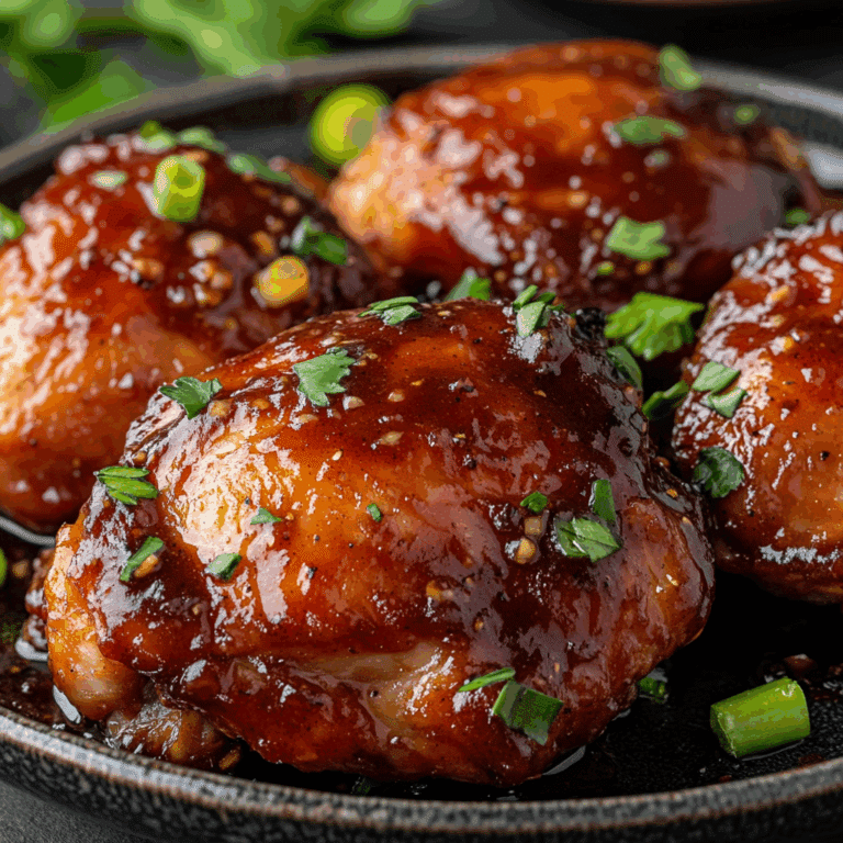 Slow Cooker BBQ Chicken Thighs