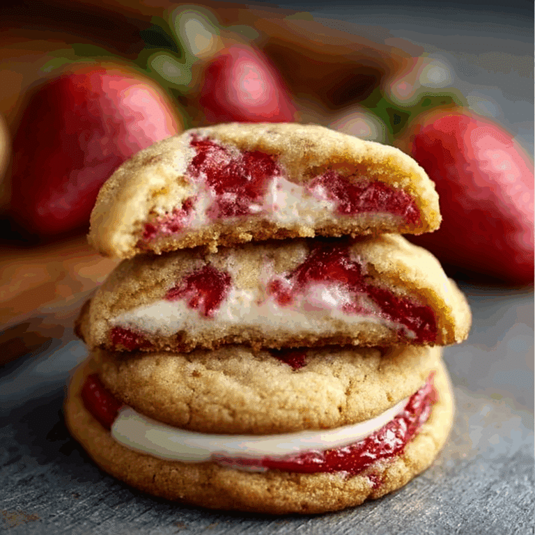 Strawberry Cheesecake Stuffed Cookies