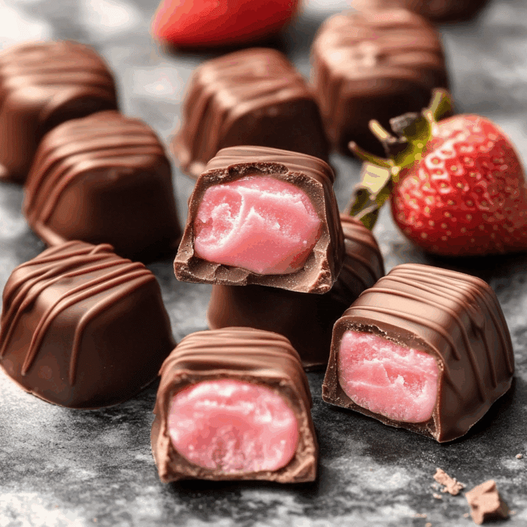Strawberry Cream Chocolates