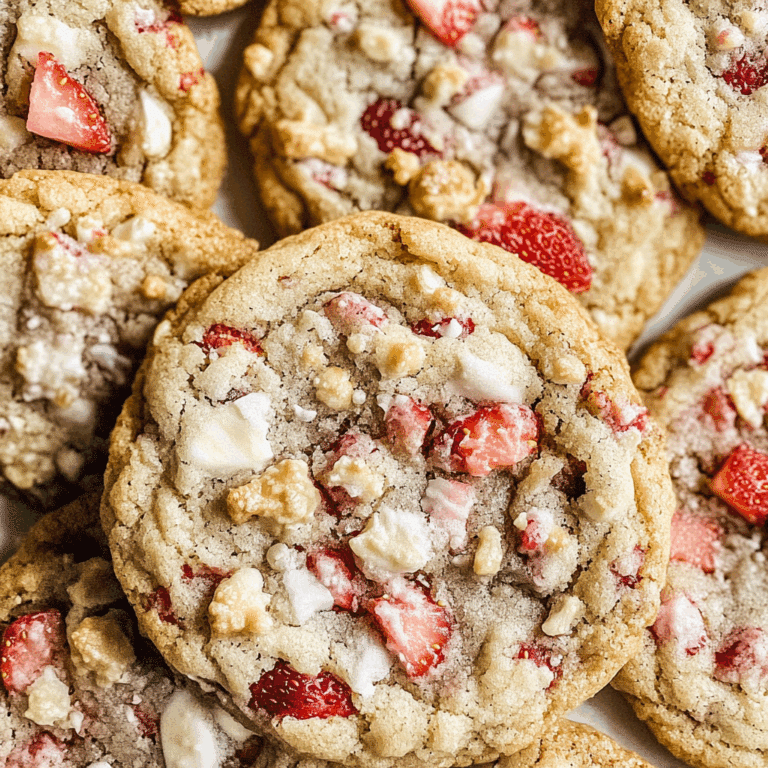 Strawberry Crunch Cookies