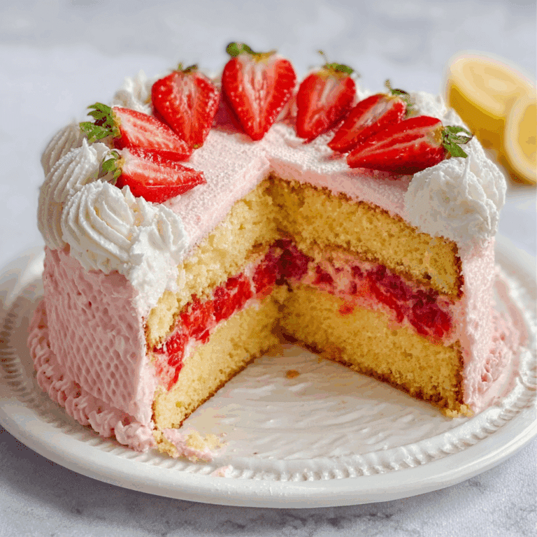 Strawberry Lemon Cake