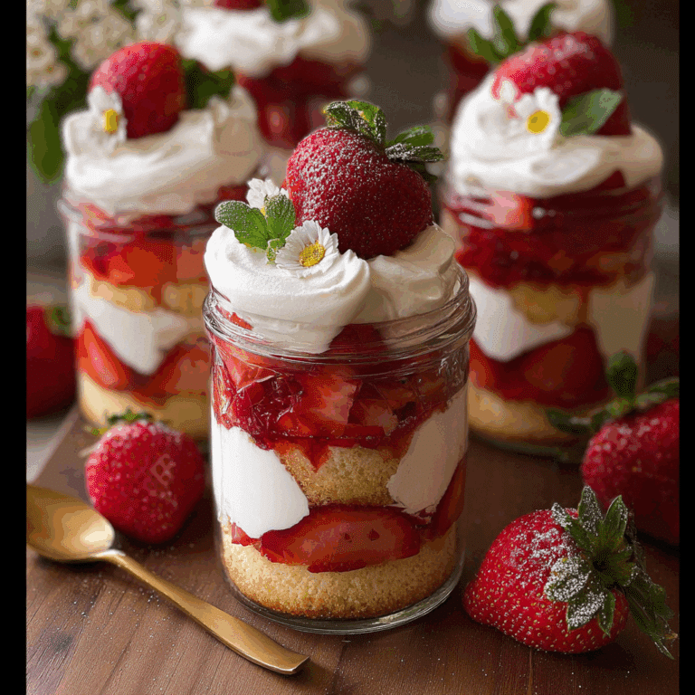 Strawberry Shortcake Trifles