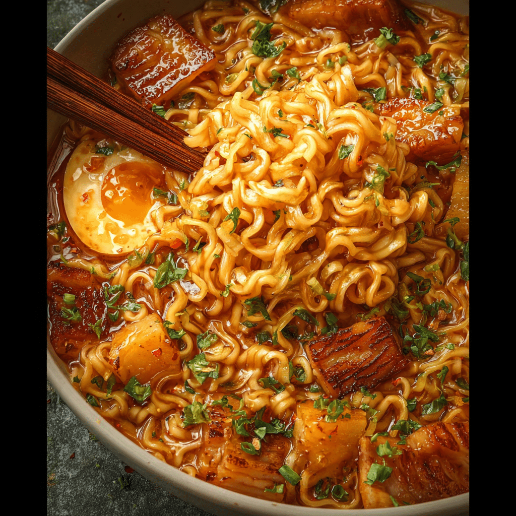 Sweet & Spicy Ramen Noodles