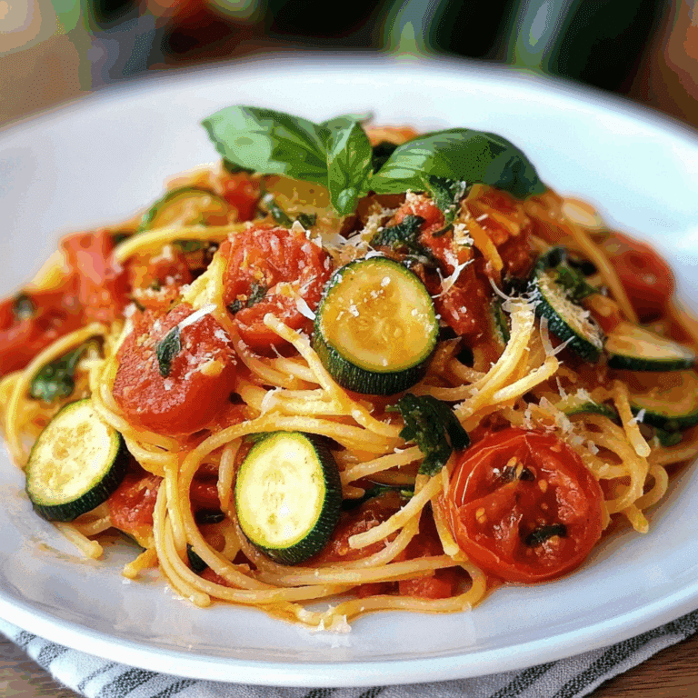 Tomato Zucchini Pasta