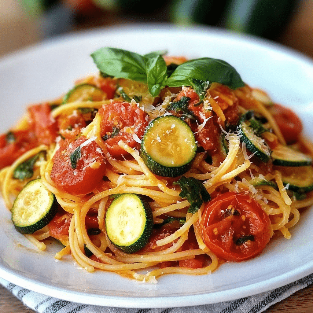 Tomato Zucchini Pasta