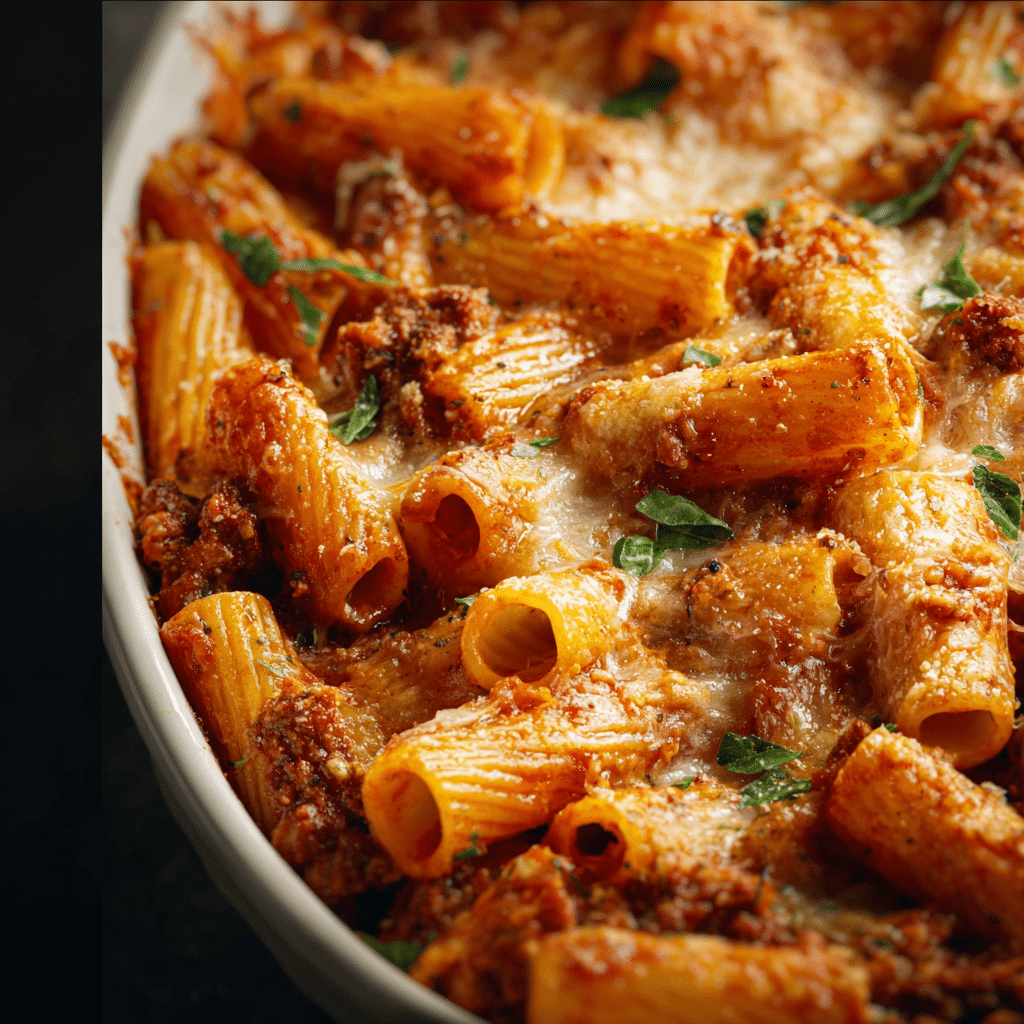 Baked Rigatoni Pasta Recipe