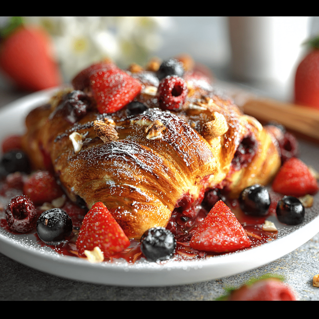 Berry Croissant Bake
