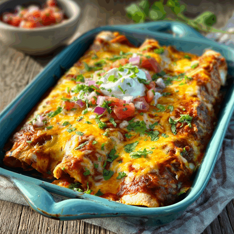Cheesy Chicken Enchiladas