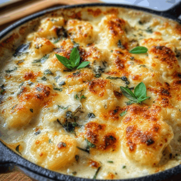 Creamy Baked Gnocchi