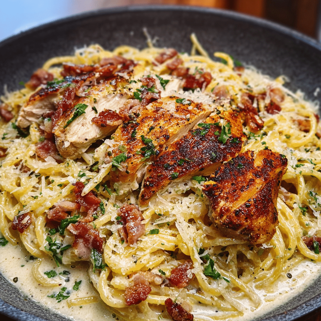 Creamy Chicken Carbonara