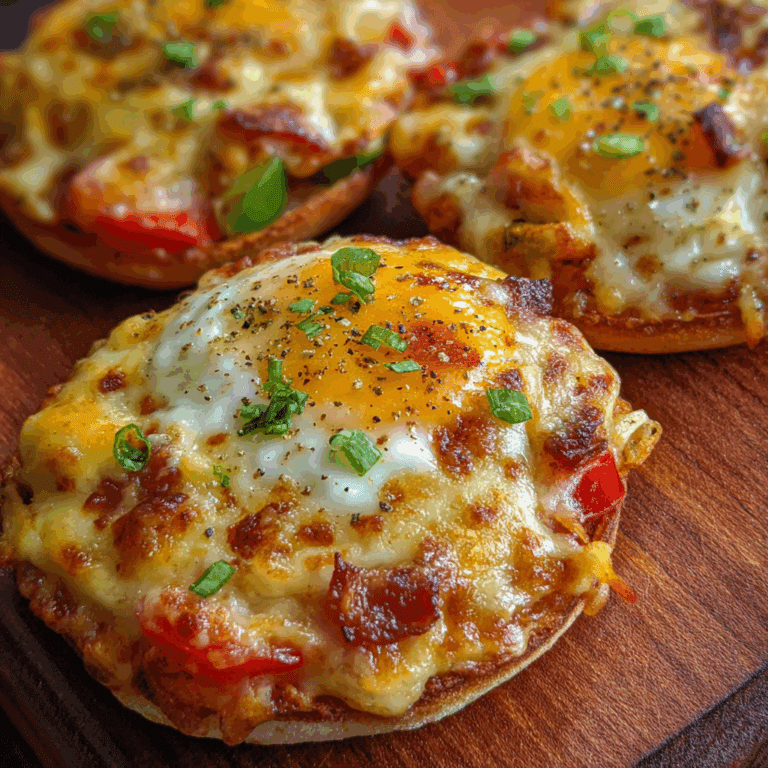 English Muffin Breakfast Pizza