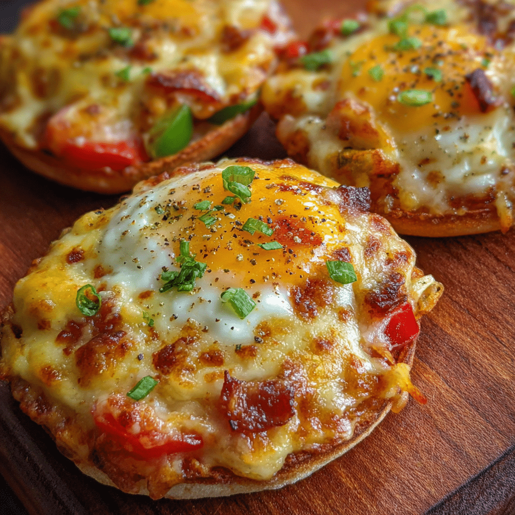 English Muffin Breakfast Pizza