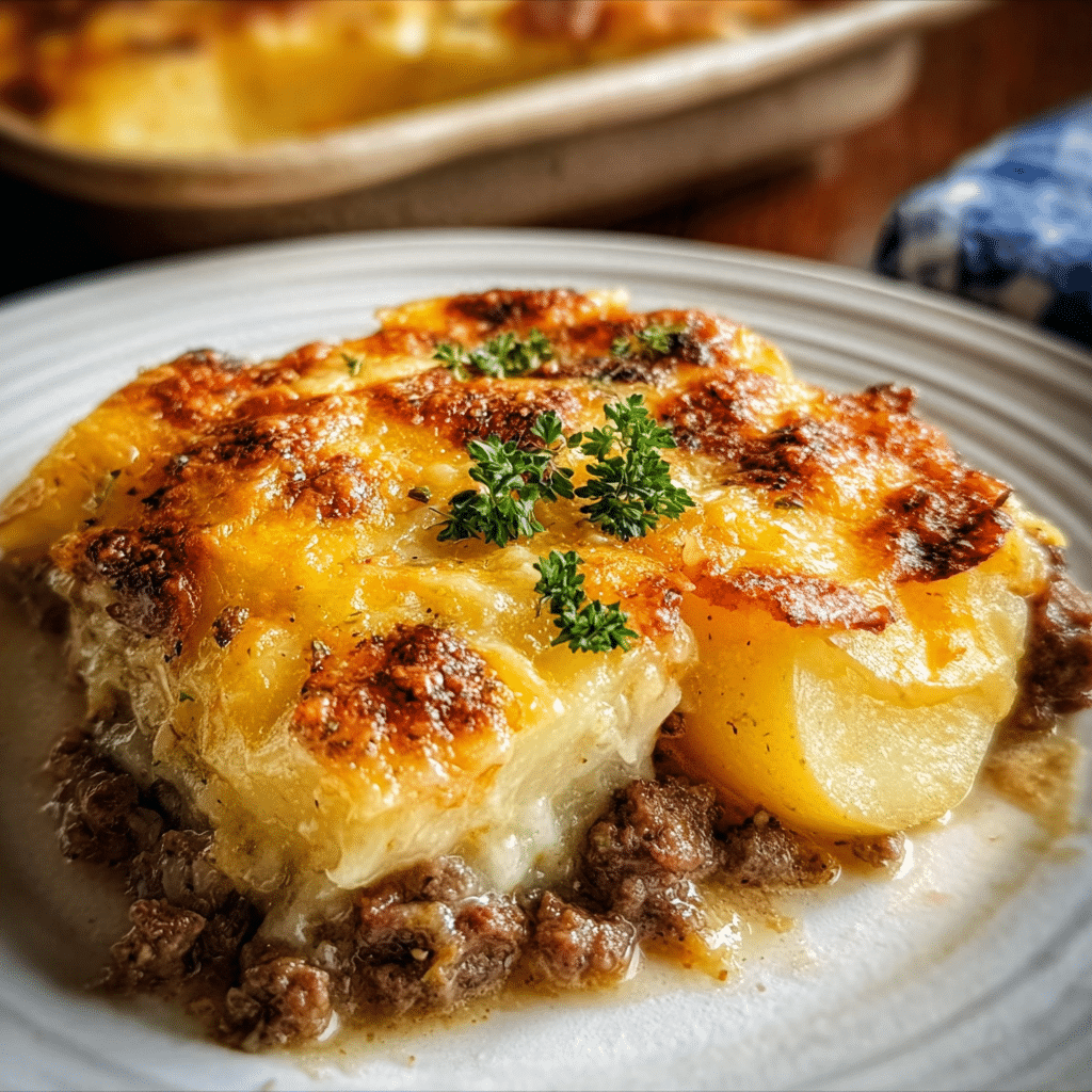 Hamburger & Potato Casserole