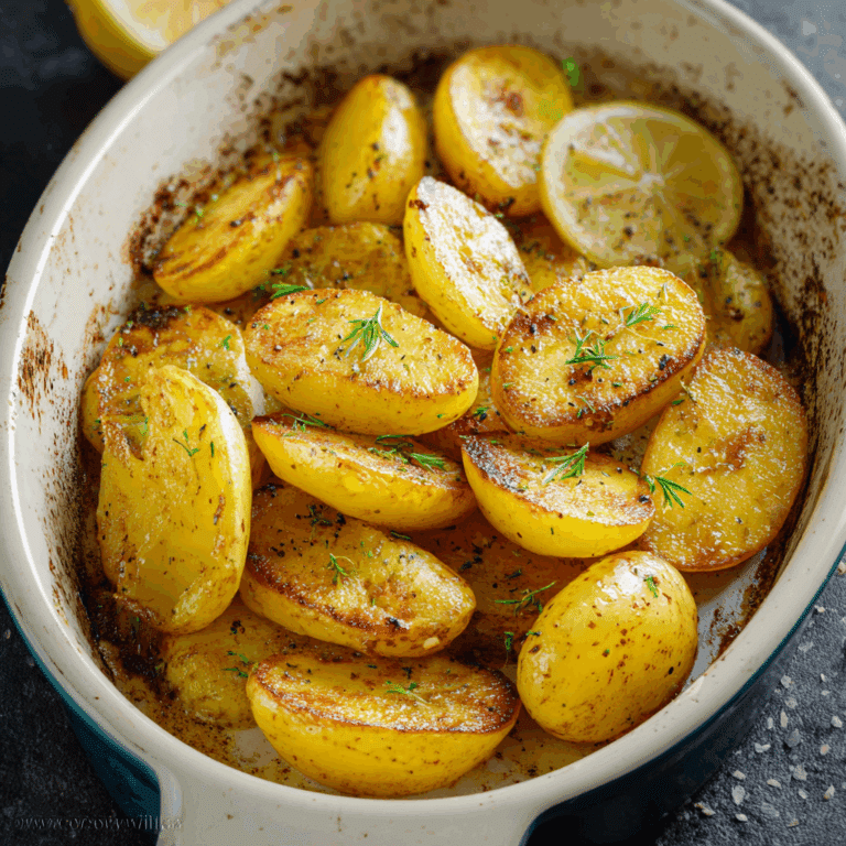 Lemon Greek Potatoes