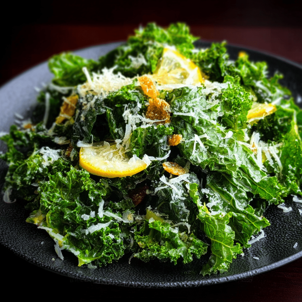 Lemon Parmesan Kale Salad