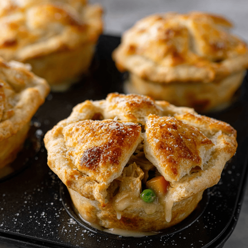 Mini Chicken Pot Pie Muffins