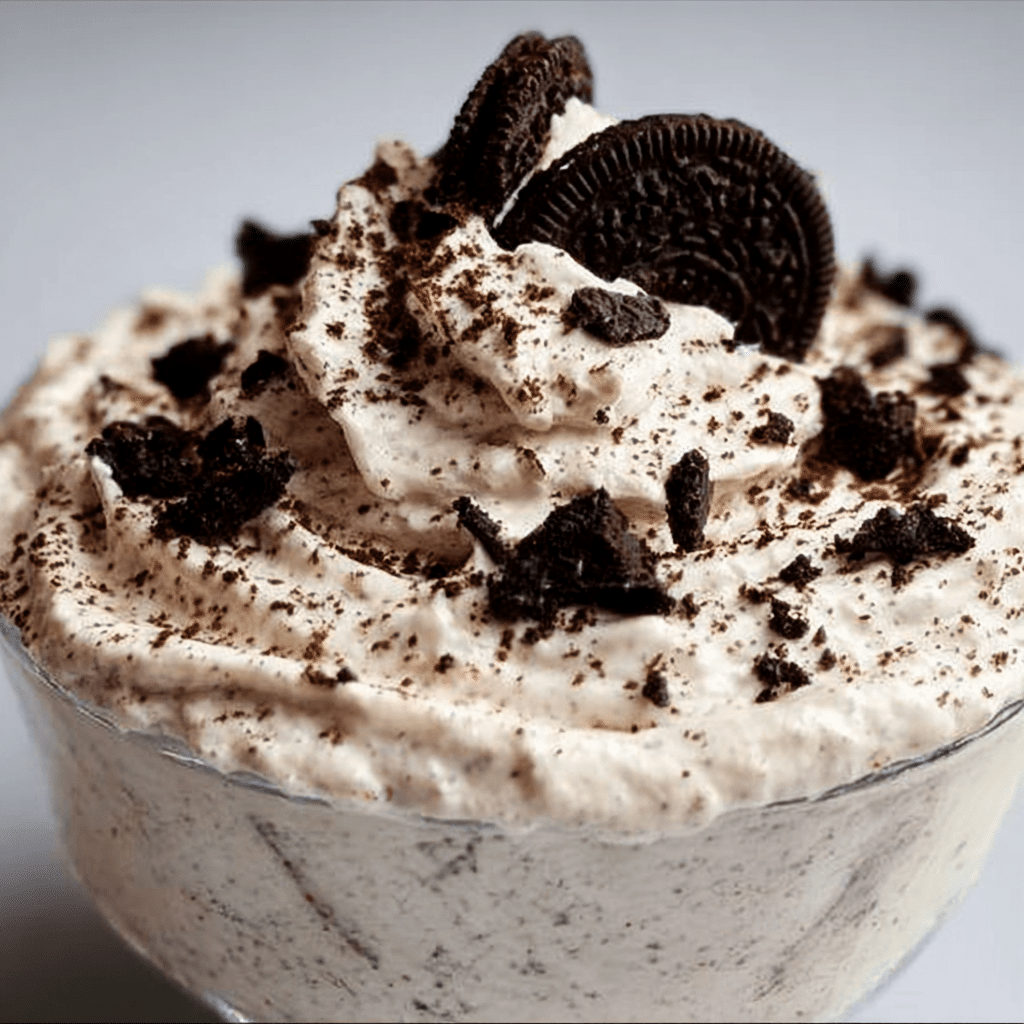 Protein Oreo Fluff Dessert