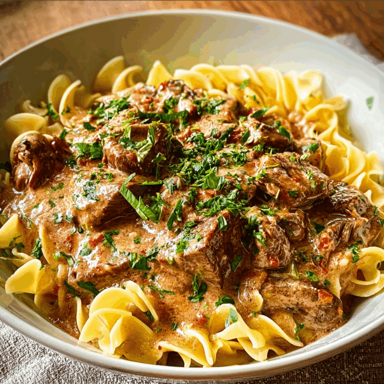 Slow Cooker Beef Stroganoff