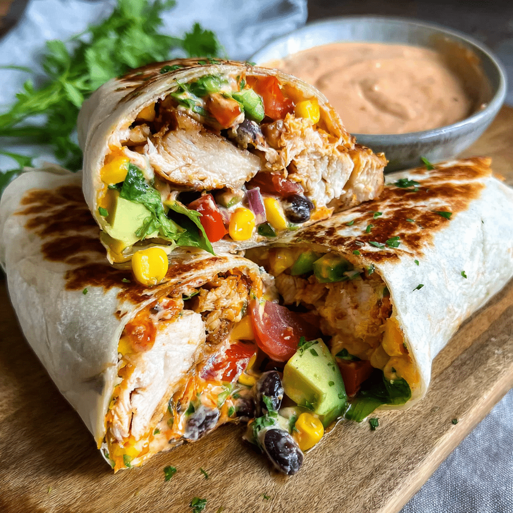 Southwestern Chicken Wrap