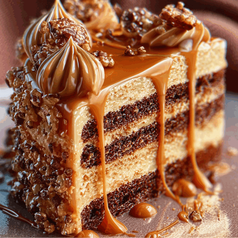 Turtle Caramel Cake