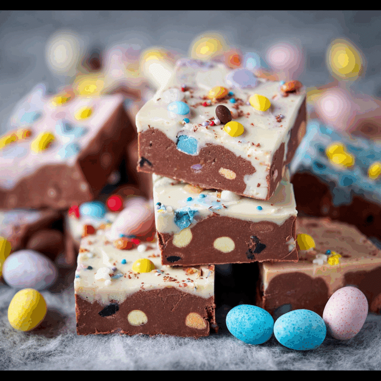 Easter Candy Fudge