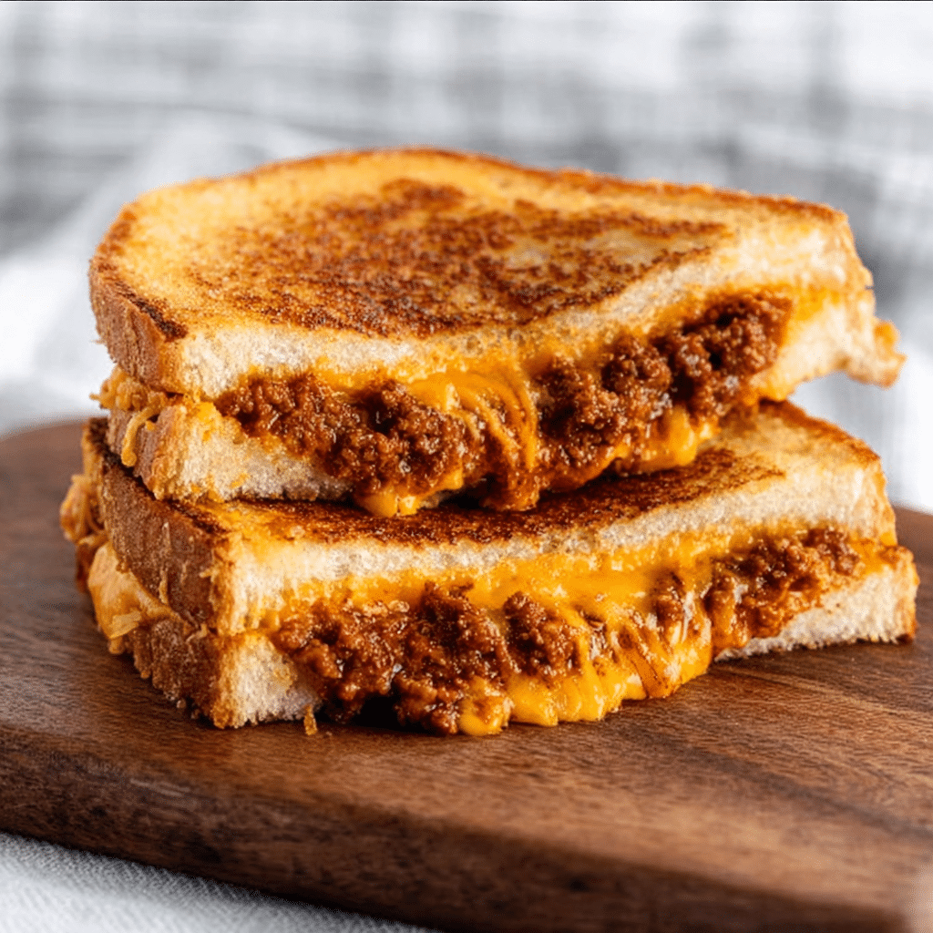 Sloppy Joe Grilled Cheese