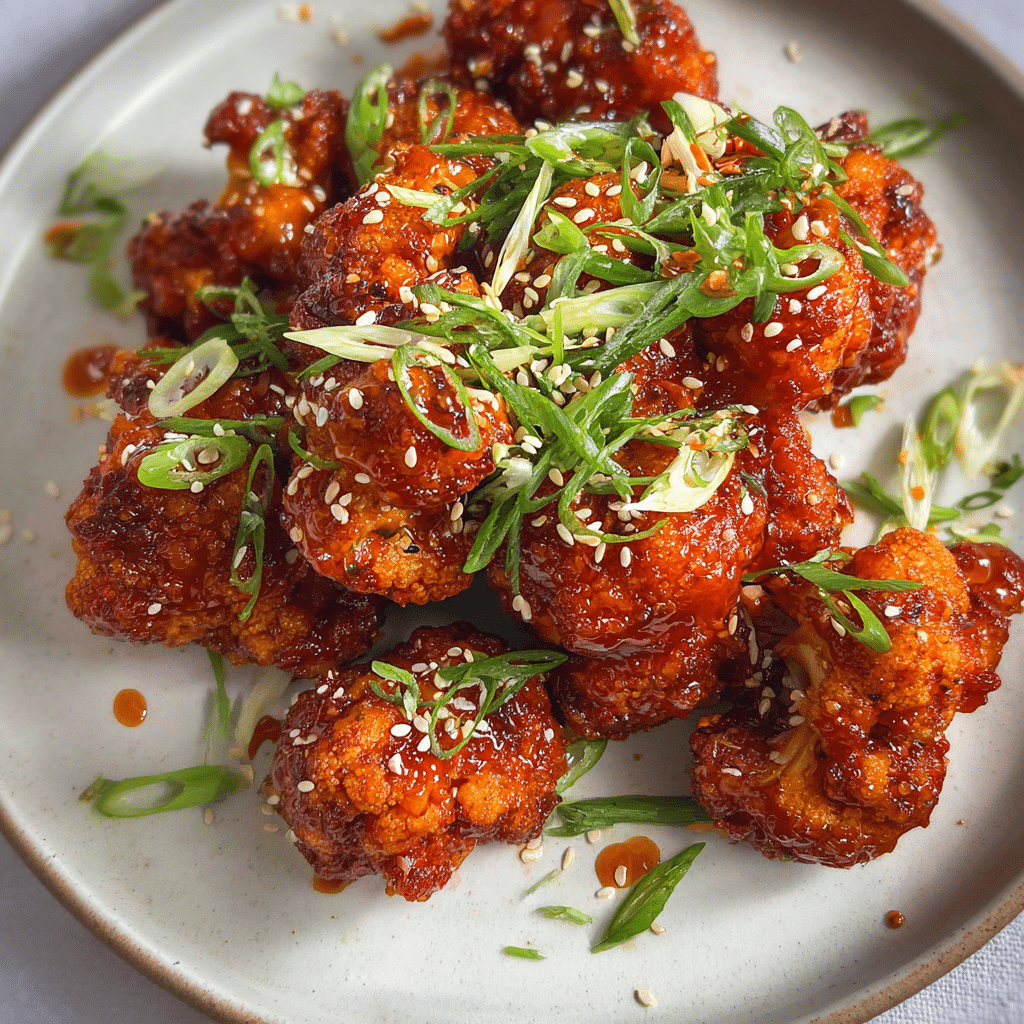 Spicy Korean Cauliflower Wings Recipe