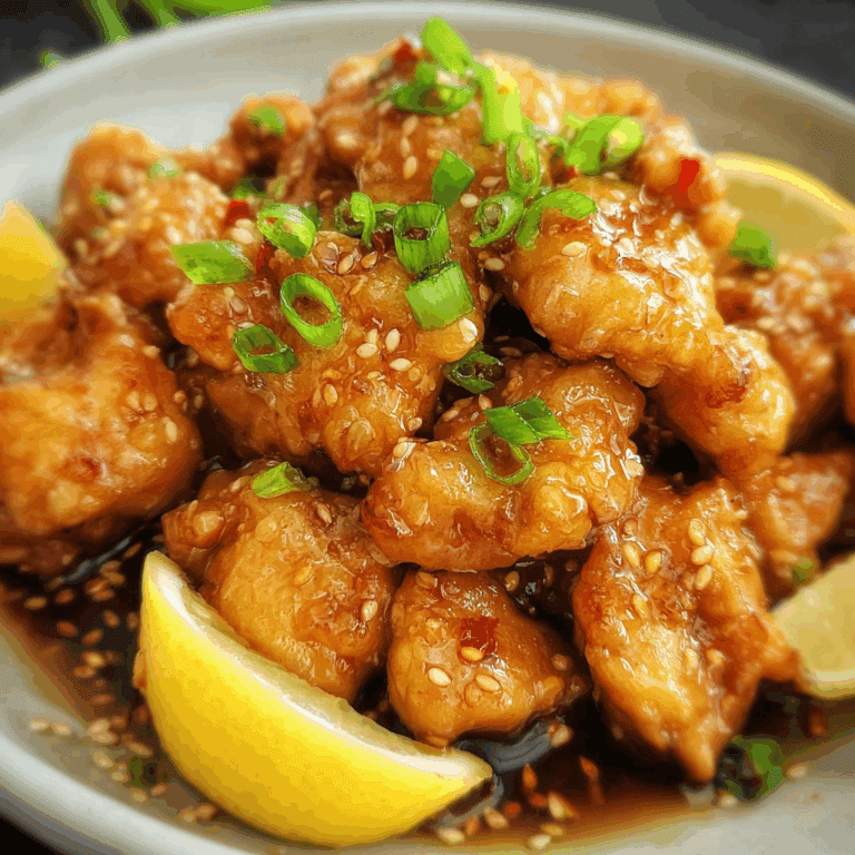 Chinese Lemon Chicken