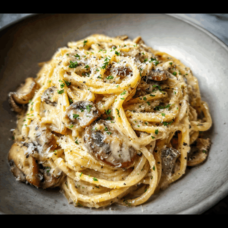 Garlic Mushroom Pasta