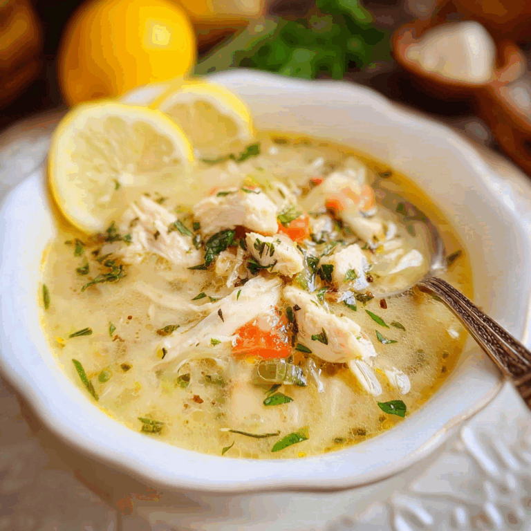 Greek Lemon Chicken Soup