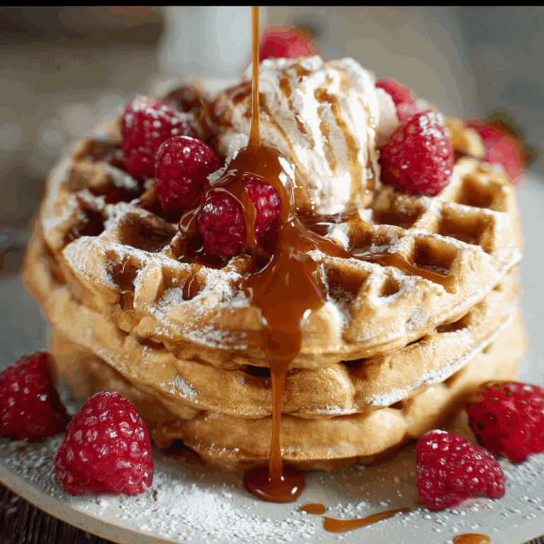 High Protein Waffles