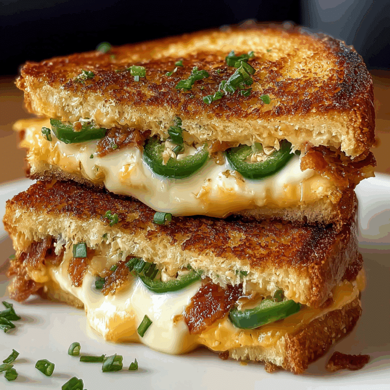 Jalapeño Popper Grilled Cheese