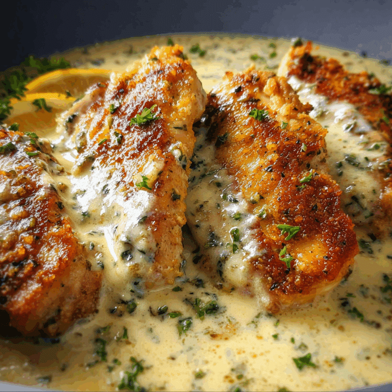 Lemon Chicken with Parmesan Sauce