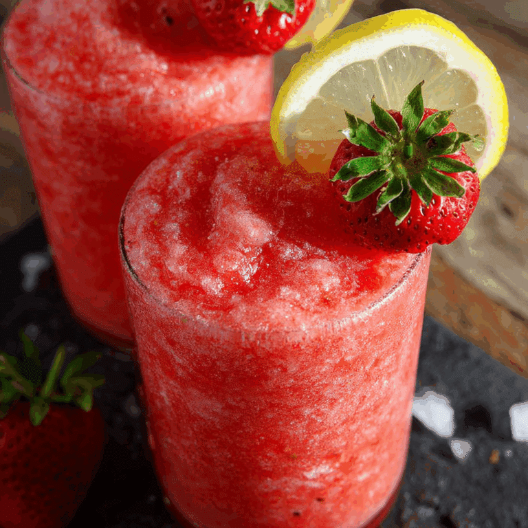 Strawberry Lemonade Slushie